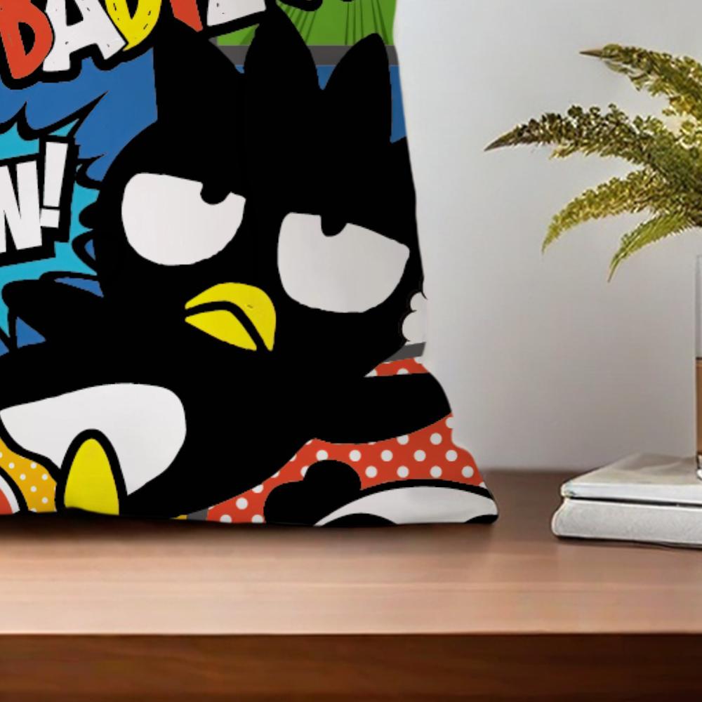 Cartoon Bad Badtz-Maru Cushion Cover For Pillow Printing Sofa Decoration Home Car Room Coffee Shop Office Nordic Simplicity