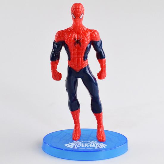 7Pcs/Set Super Heroes Spiderman Dolls Action Figure Statue Table Cake Decor