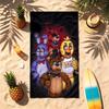 FNAF (1) Tema Plaj Havlusu Kum Tutmaz Yumuşak Ve Rahat Havuz Kamp Yoga Ve Dalış İçin Uygun Bir Seyahat
