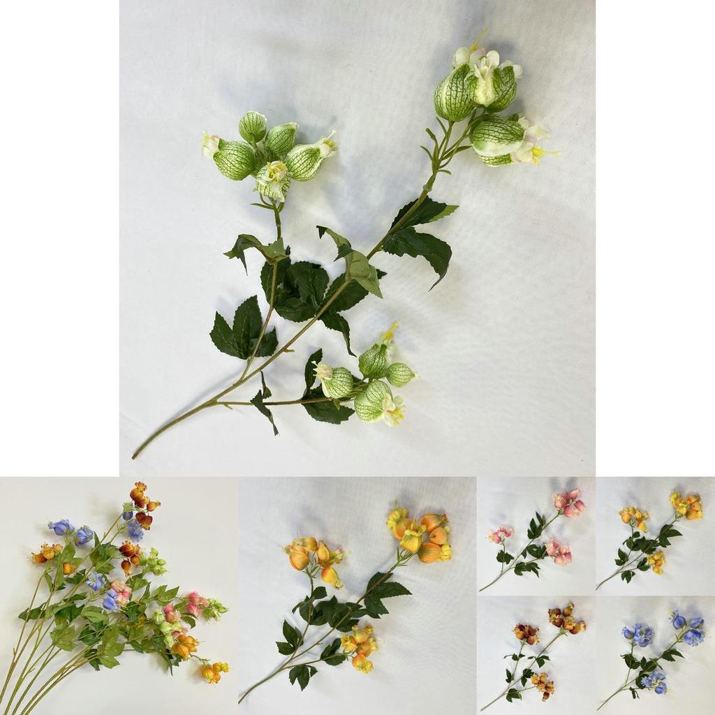 Künstliche Lampionblumen Seidendruckblumen für Heim- und Hochzeitsdekoration