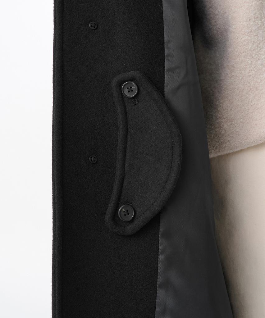 Musinsa Standard Daily Balmacaan Coat [Black]