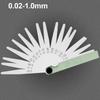 Metal 17 Blades Feeler Gauge 0.02-1.00mm Measurment Tool  For Engine Valve Adjustment