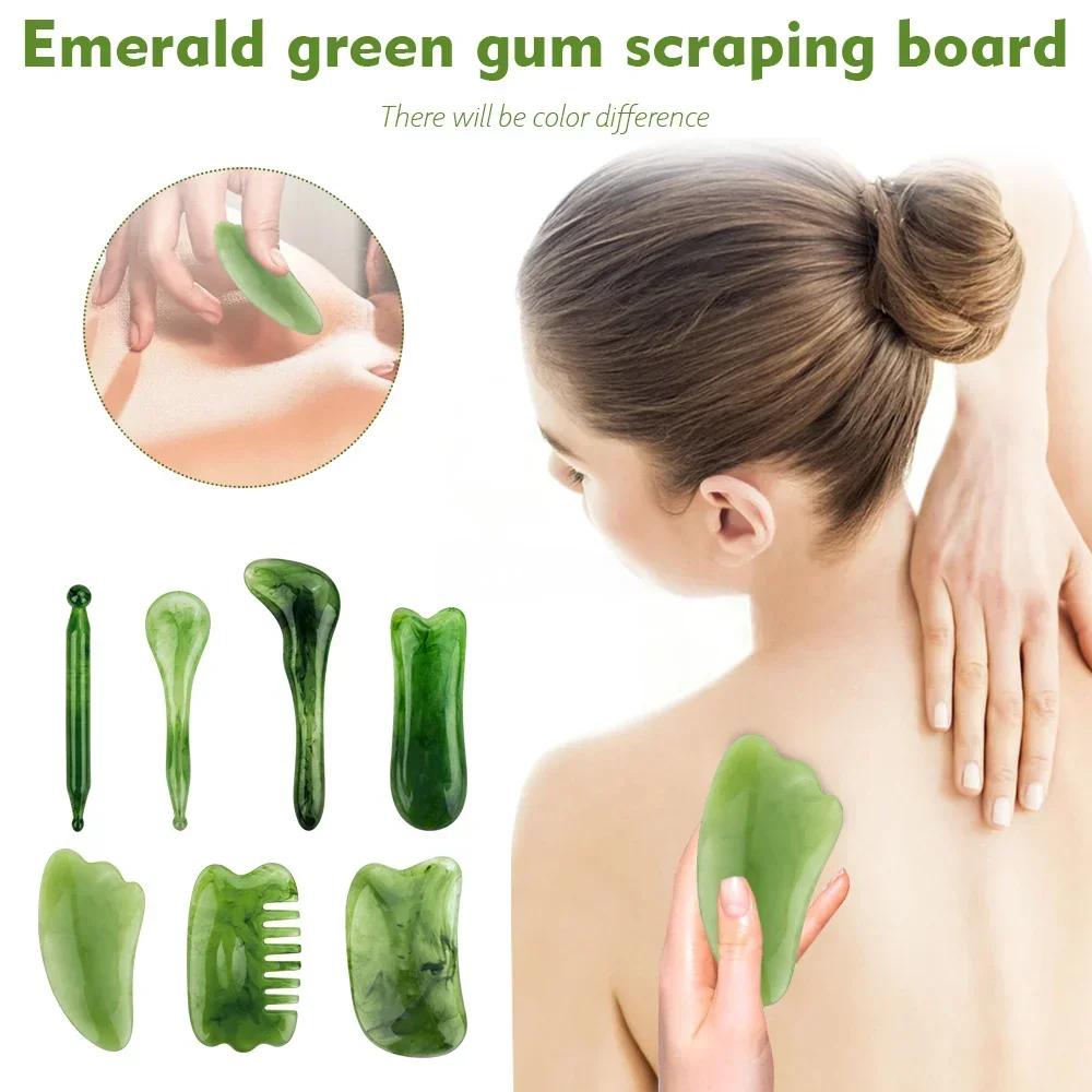 Tool Neck Physical Therapy Acupuncture Massage Comb Face Massager Gua Sha Board Body Beautiful Tool Facial Scraping Scraper