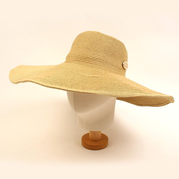 Yunibeosyeolkemiseuteuli Long Beige Wire Cloche Hat Gd Summer Fedora