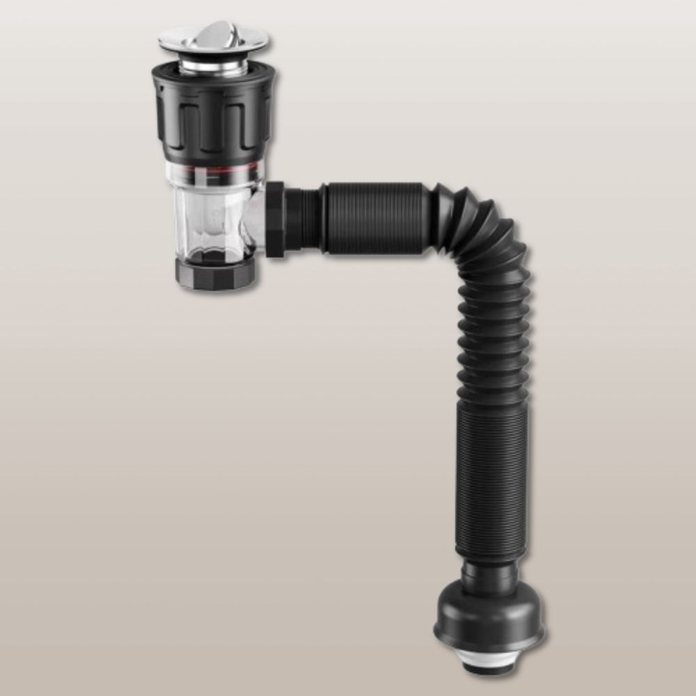 

Anti-odor Device Drain Hose Pipe Plastic Kitchen Sink Drain Washbasin Drain Kitchen white-flip-open