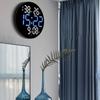 Modern LED Alarm Clock with Remote Control 10inch Display Screen Clear andEasy Read Digital Wall Clock