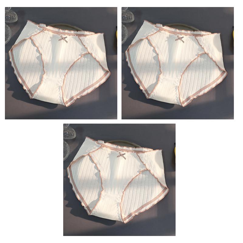 3 Stück/Set Große Slips Damen Slips Bequem kein Schwitzen Unterwäsche