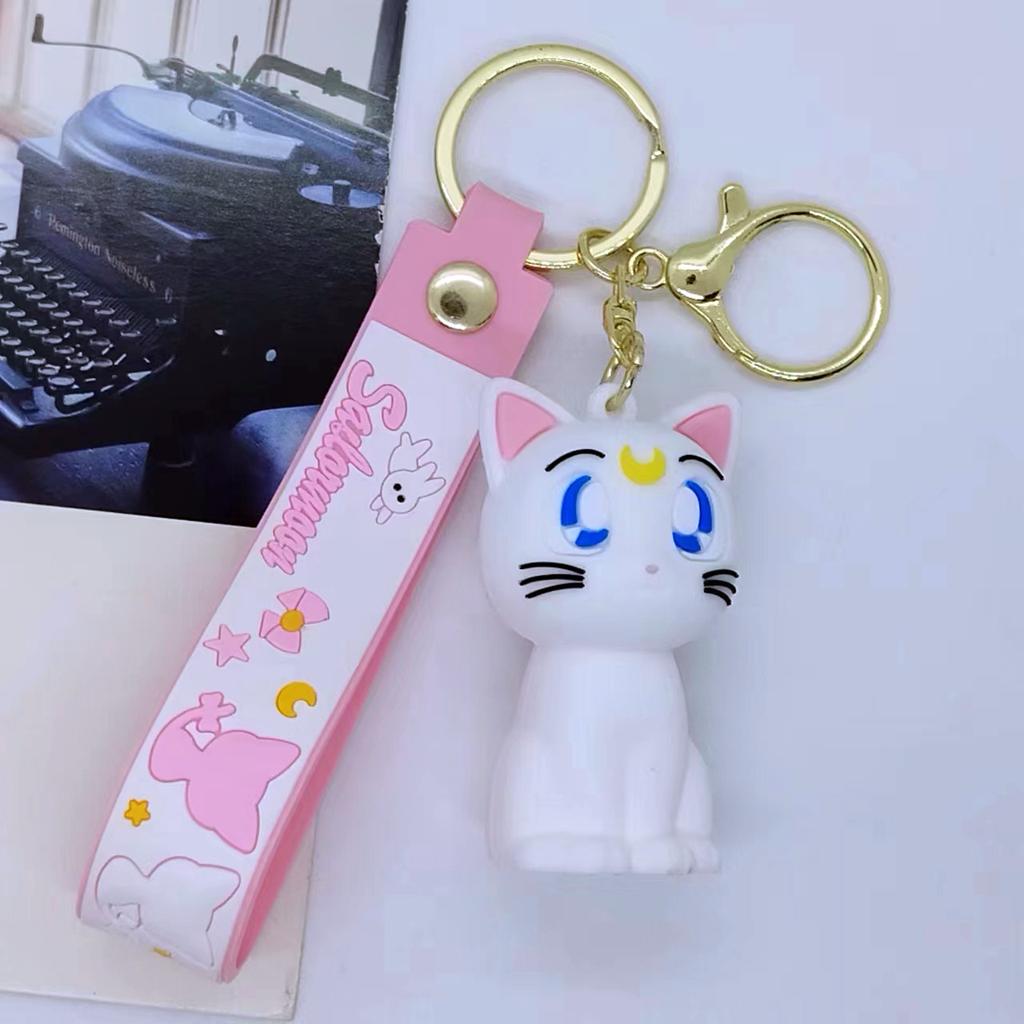 Creative Cartoon Girl Doll Keychain Bag Car Keychain Accessories Gift Wholesale Y2k Fashion Toys Anime Cartoon Kawaii Cute Frind