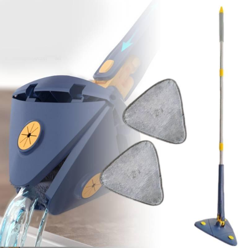 Eco-friendly Chenille Flat Mop For Hardwood Floors Stainless Steel Handle