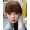 100% Silicone Head Standard Wig Suitable for 130-180CM Sex Doll Body 2 Connection Methods GJ-032