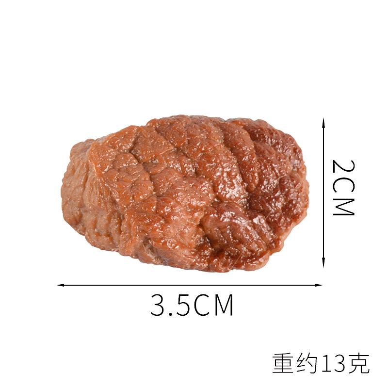 

5 шт. ПВХ Имитация Кусочки Говядины Искусственная Говядина Говядина Барбекю Западный Ресторан Реквизит для Витрины Блюда Украшения