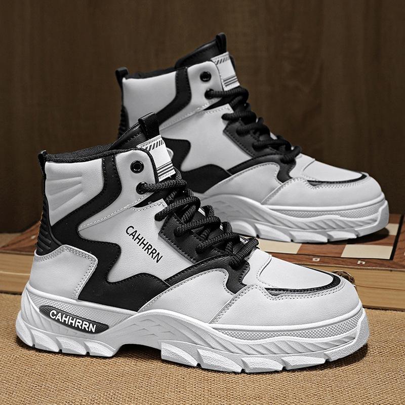 

High-top men s Martin boots 2024 new autumn and winter platform locomotive tooling boots men s British desert boots 44