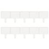10Pcs Erasable Wooden Whiteboard Double Sided Writing Drawing Board for Classrooms Education School Craft Project