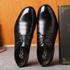 Korean Men'S Business Shoes Formal Leather Shoes Casual Office School Shoes JZ-8337