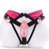 Pink and Black Adjustable Thong Compatible with Fufu Clips Chastity Panties, and Anti-slip Straps for Male Chastity Cages Sex