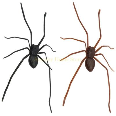 F26C Halloween Scary 3D Spiders Fridge Magnet Strong Adhesive 3D Design Humorous Magnetic Decoration for April Fool Joke Gift