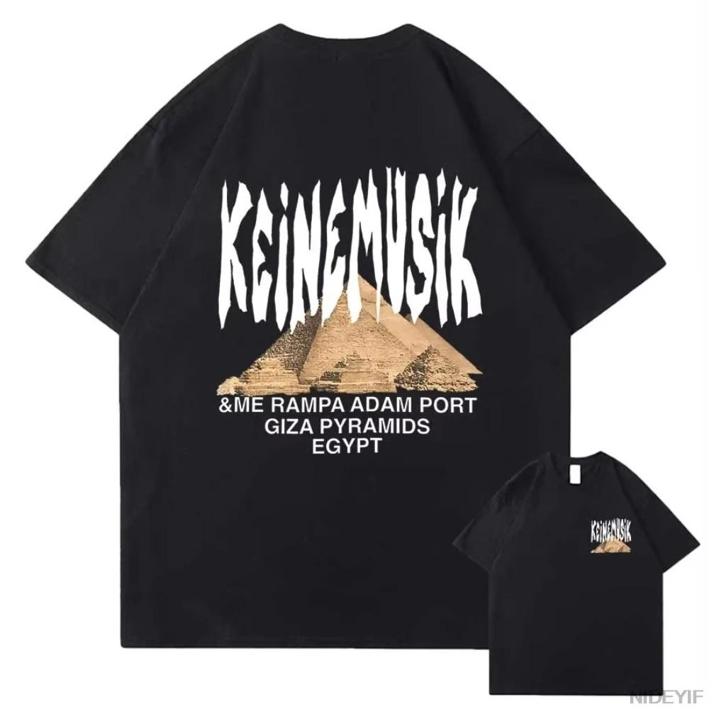 2025 Κλασικό Καλοκαίρι Keinemusik X Pacha T-shirt Ανδρικό Γυναικείο Μόδα Βαμβακερό Κοντομάνικο Μπλουζάκι Hip Hop Τοπ Ρούχα Streetwear Τοπ