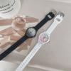 Silicone Strap Quartz Watch Quartz Movement Watch Creative Women's Watch  Gift