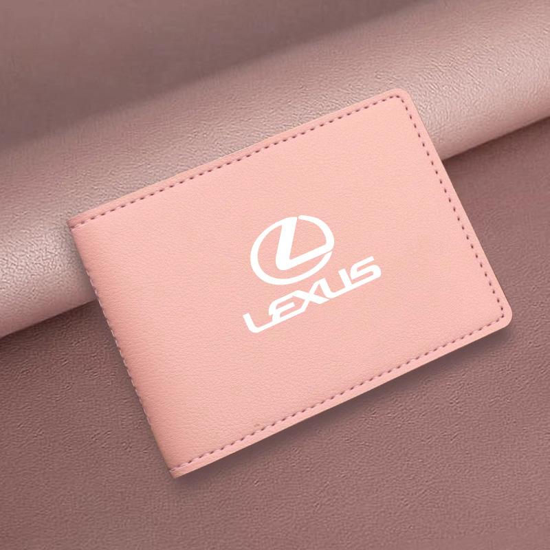 Ultra-Thin Car Driver License Bag ID Card Leather Cover For Lexus F-SPORT ES RX NX LS UX LM LX GX LC RZ IS CT GS RC HS SC TX LBX