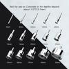 15pcs Diamond Coated Drill Bit Set Tile Marble Glass Ceramic Hole Saw Drilling Bits For Power Tools 6mm-50mm