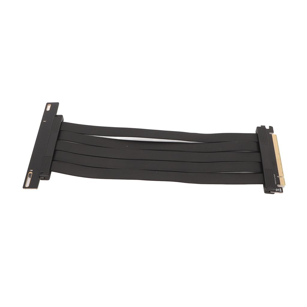 PCIE4.0 X16 Graphics Card Extension Cable 90 Degree High Speed Extender Riser Cable Shielded