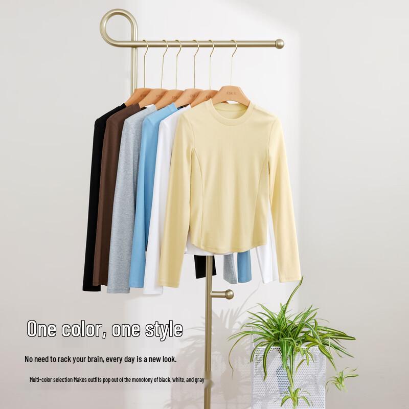 ESE-Y Women's Xiaomanyao Slim Fit Long Sleeve T-Shirt