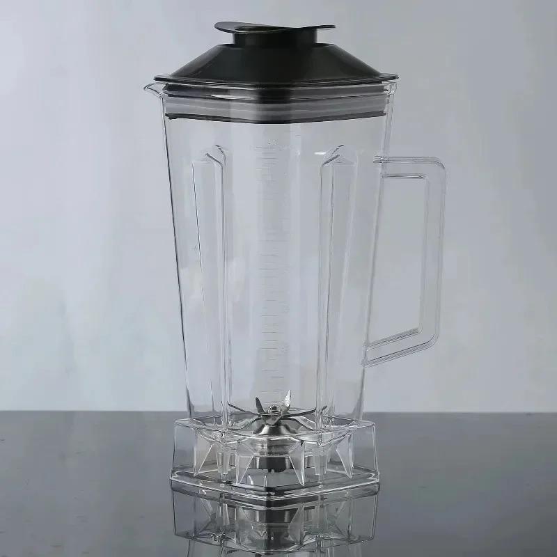 1pcs 2L Capacity Blender Spare Compatible for Blender Replacement Part Transparent for SILVER CREST Blender Spare Jug