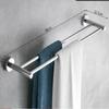 Cmaos Double Rod Thickened Stainless Steel Towel Rack