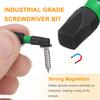 2/4/8pc SQ0/SQ1/SQ2/SQ3/SQ4 Square Screwdriver Bit 1/4" Hex Shank 25mm/1" Length Magnetic 4 Point Head Hex Bits Screw Driver Bit