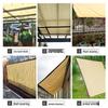 Beige Durable High-Temperature Resistant Encrypted Thickened Anti-Aging Balcony Privacy Shade Net