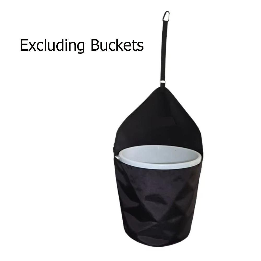 

5 Gallon Horse Hay Bag Portable Hay Feeder Bag Practical Horse Feed Bag Equestrian Supplies чёрный