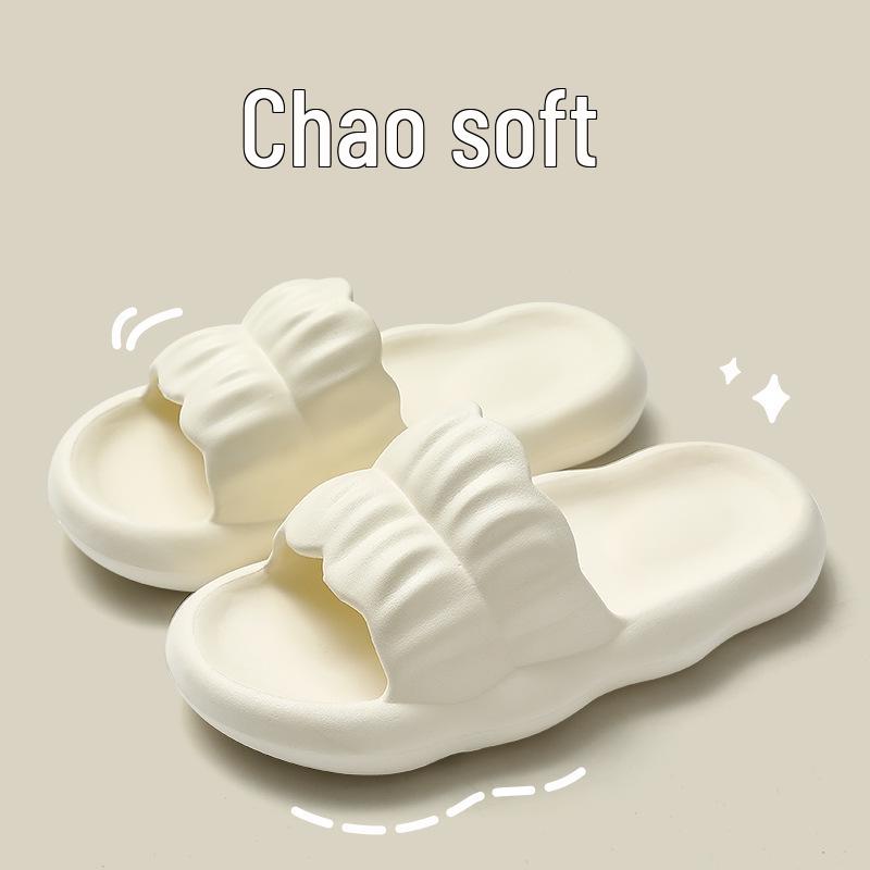 Women s Non-Slip Outdoor/Indoor EVA Slippers - Comfortable Bathroom Sandals 38-39 (Inner Length 23.5cm) белый