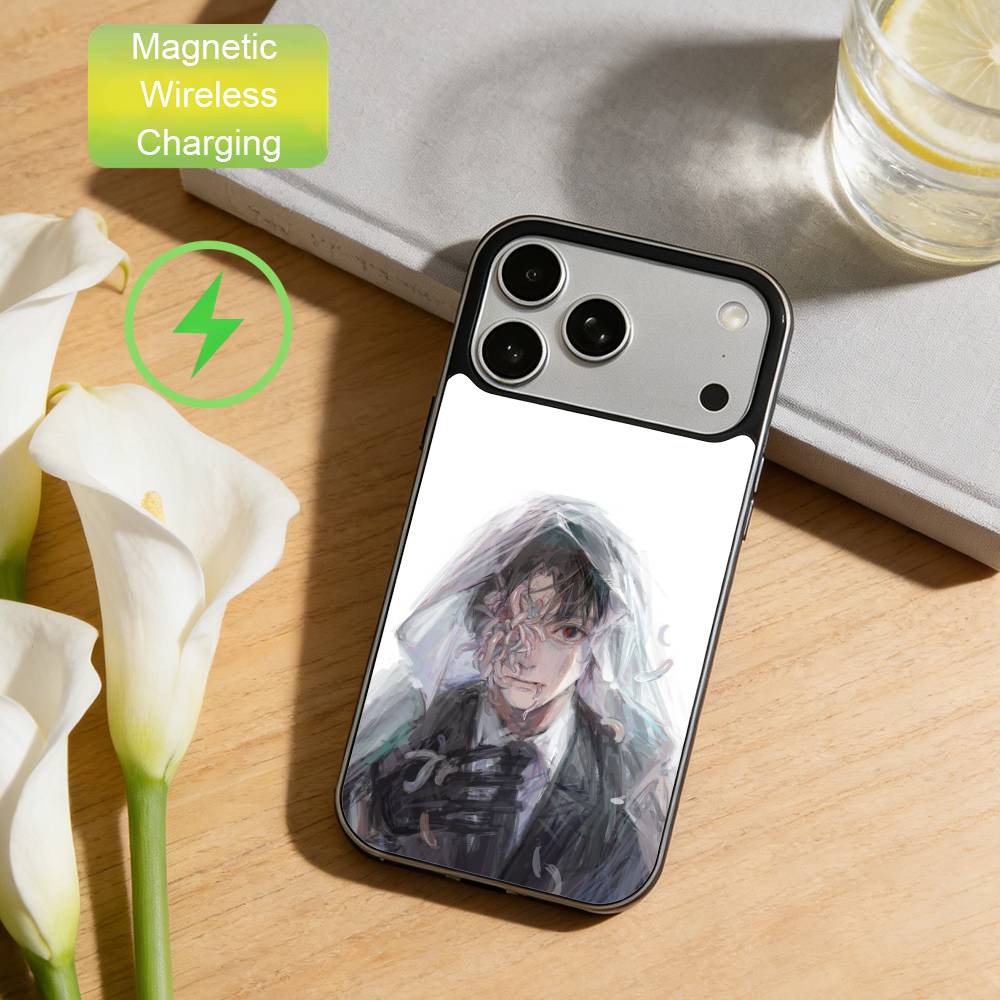 

L-Lord of the mysterles Phone Case For iPhone17,16,15,14,13,12,11 Max Black Wireless Charging Protecitve Cover iPhone15Plus