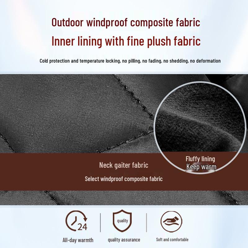 Electric Heated Neck Gaiter with Temperature Control - Warmth, Cold Protection, and Hot Compress Therapy Shawl