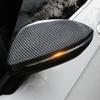 Rearview Mirror Cover Sticker For Volkswagen VW Golf 7 MK7 Mk 7.5 2013-2019 Side Mirror Trim Carbon Fiber Decoration Accessories