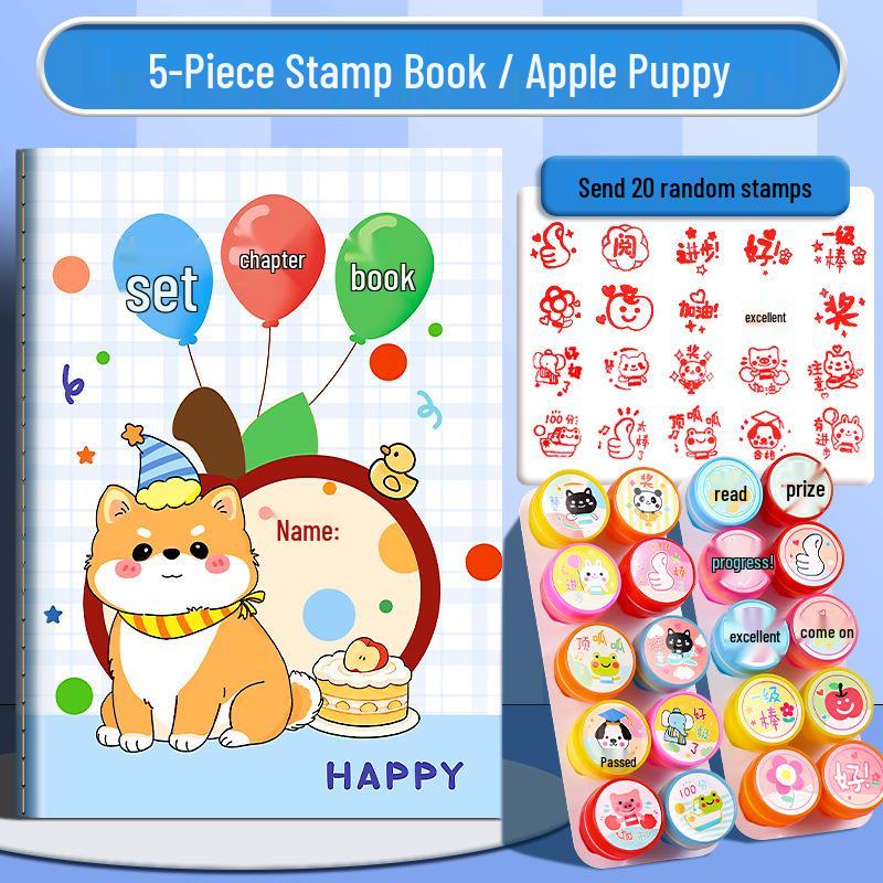 Kids' Reward Stamp Collection Album for Primary School