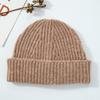Outdoor versatile leisure simple solid color warm including wool wool knitted hat children autumn and winter men's cold hat tide