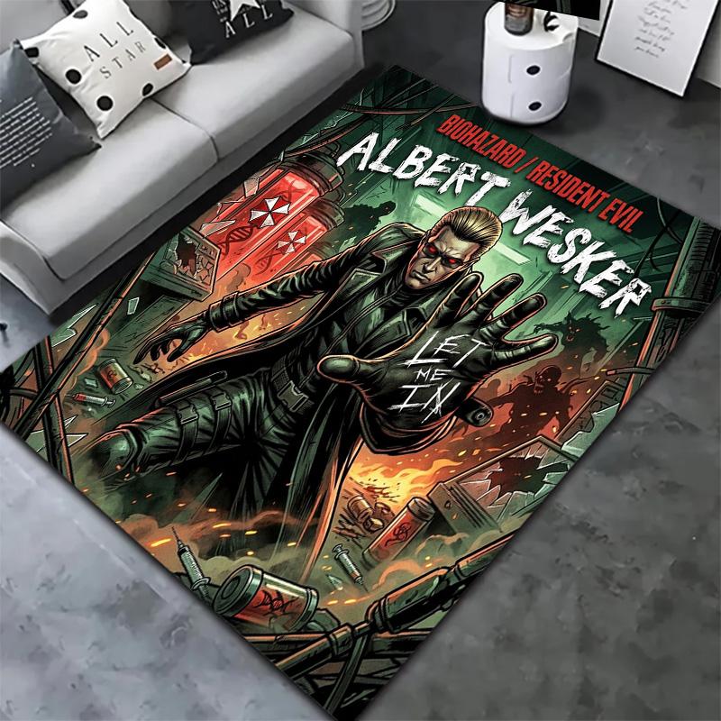 Resident Evil Carpet Rug For Living Room Bedroom Home Sofa Decoration Kids Play Nonslip Floor Mat