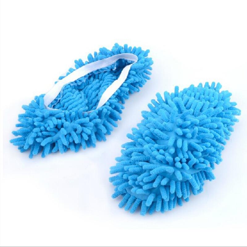 Dust Mop Slipper Lazy Dusting Cleaning Foot Sock Shoe Polishing Cover Cleaner Household Cleaning