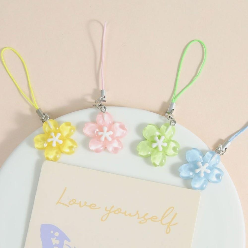 Transparent Transparent Bag Phone Chains Solid Color Kawaii Pendent Accessory Handbag Decoration