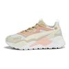 RS-X Efekt Prm Mesh Cow Suede Fabric Comfort Sport Low Lifestyle Sneakers Unisex White Pink Yellow 390776-04