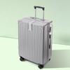 JOURHEY SHI Lightweight Rolling Suitcase with USB Cup Holder