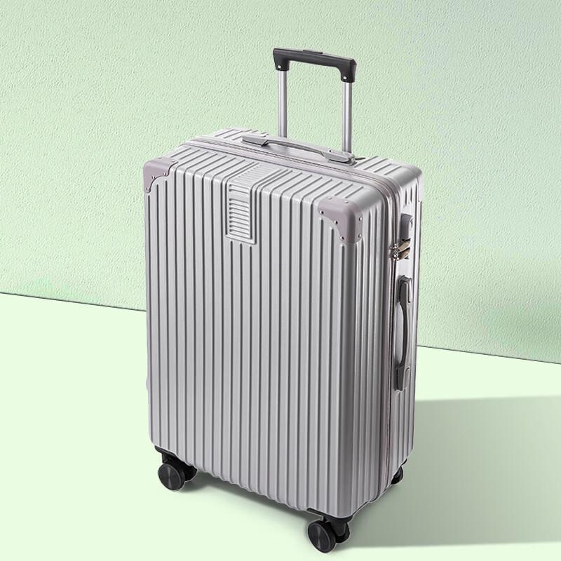 JOURHEY SHI Lightweight Rolling Suitcase with USB Cup Holder