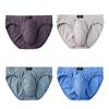 4Pcs Men's Briefs Cotton Underwear Bottom Fashion Underpants Man Undies Comfortable Panties Big Size L XL XXL 3XL 4XL 5XL 6XL 7XL