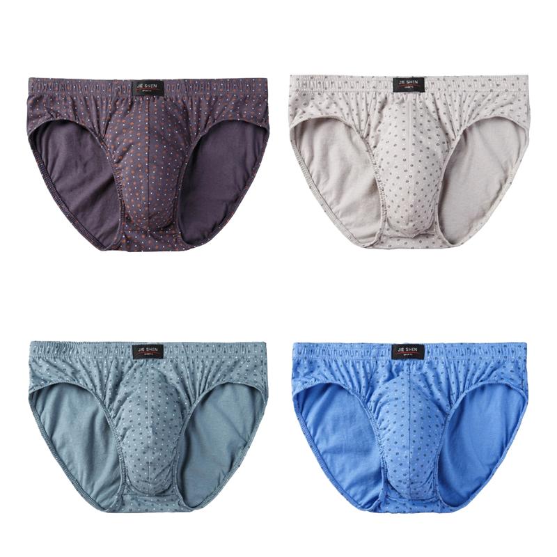 4Pcs Men's Briefs Cotton Underwear Bottom Fashion Underpants Man Undies Comfortable Panties Big Size L XL XXL 3XL 4XL 5XL 6XL 7XL