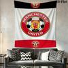 Man Utd G Wall Hanging Printed Fabric Blanket Decorative Tapestries for Bedroom Living Room Home Decor