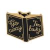 Book Enamel Pin Magic Book Magic Ball Roll Of Paper Reading Badges Literary Lapel Badges