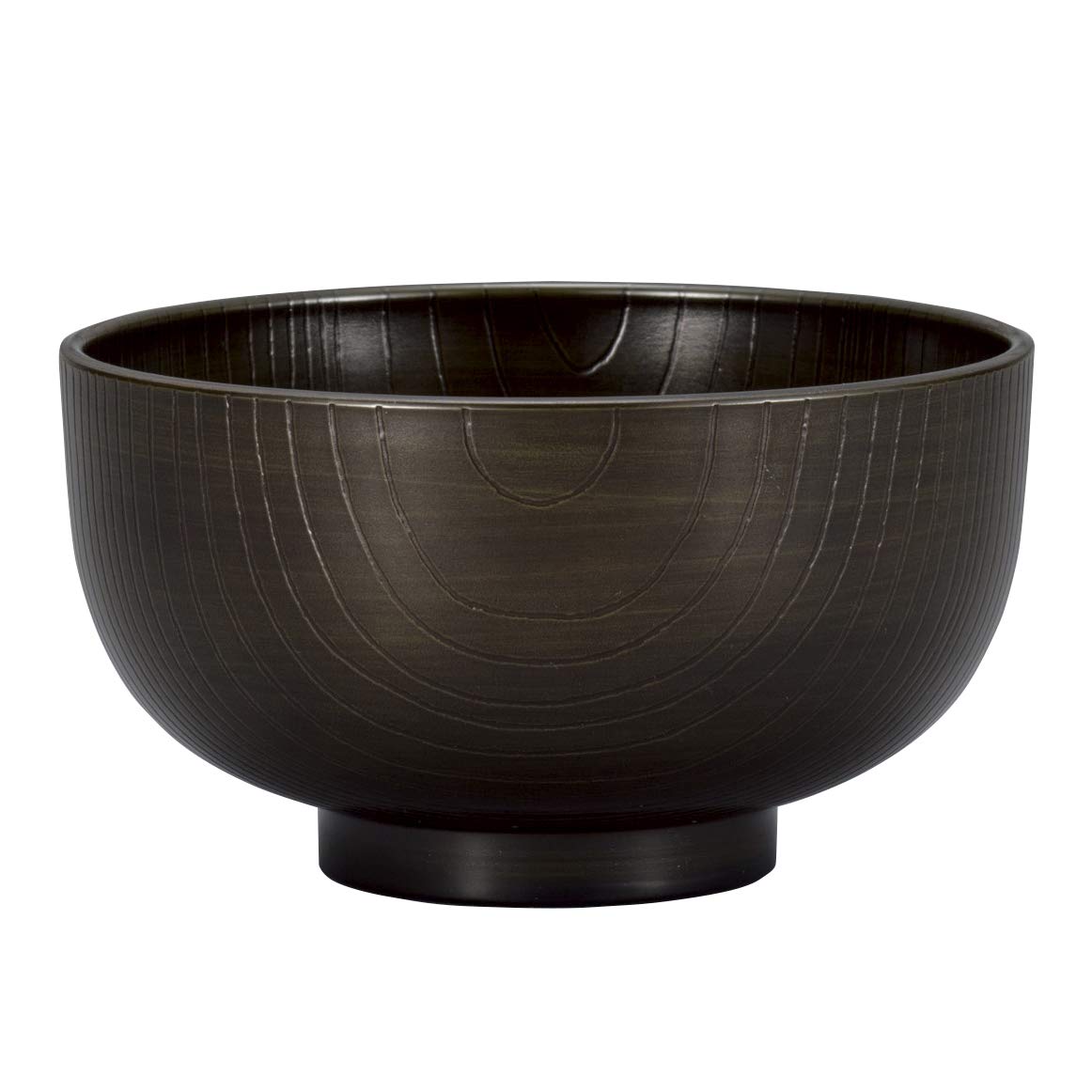 Miyamoto Sangyo Lacquering Technique Hotei Soup Black 4512951127829 Bowl, Finish, Size Approx. 11.5 H6.2