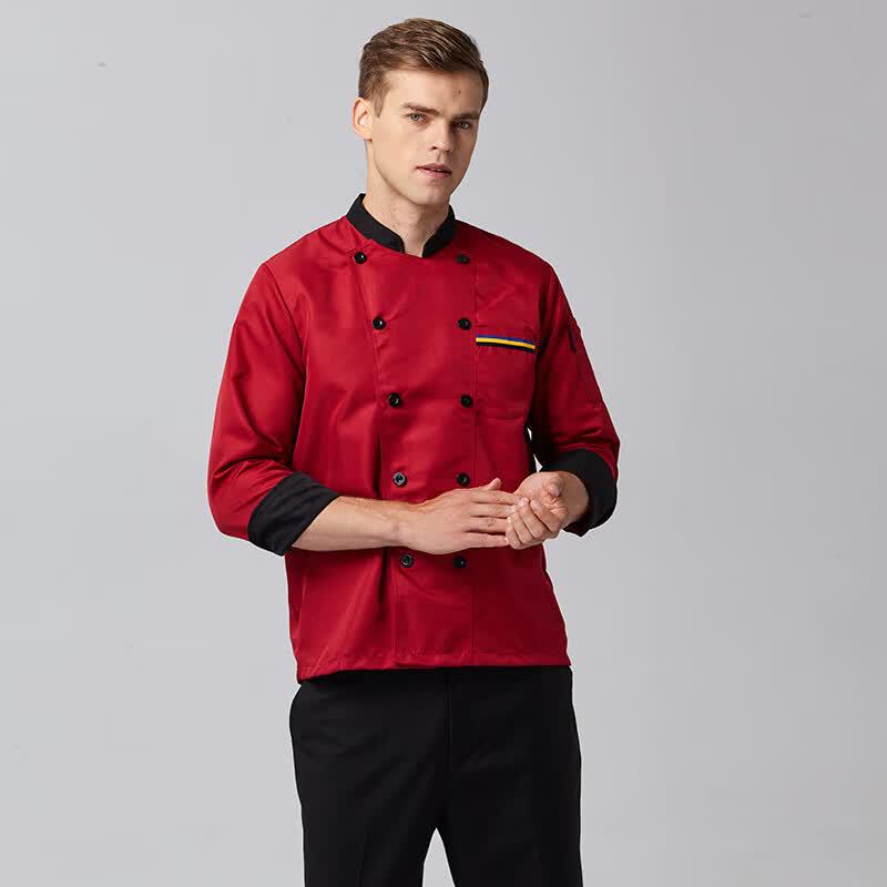 Men's Long-Sleeve Chef Uniform Set