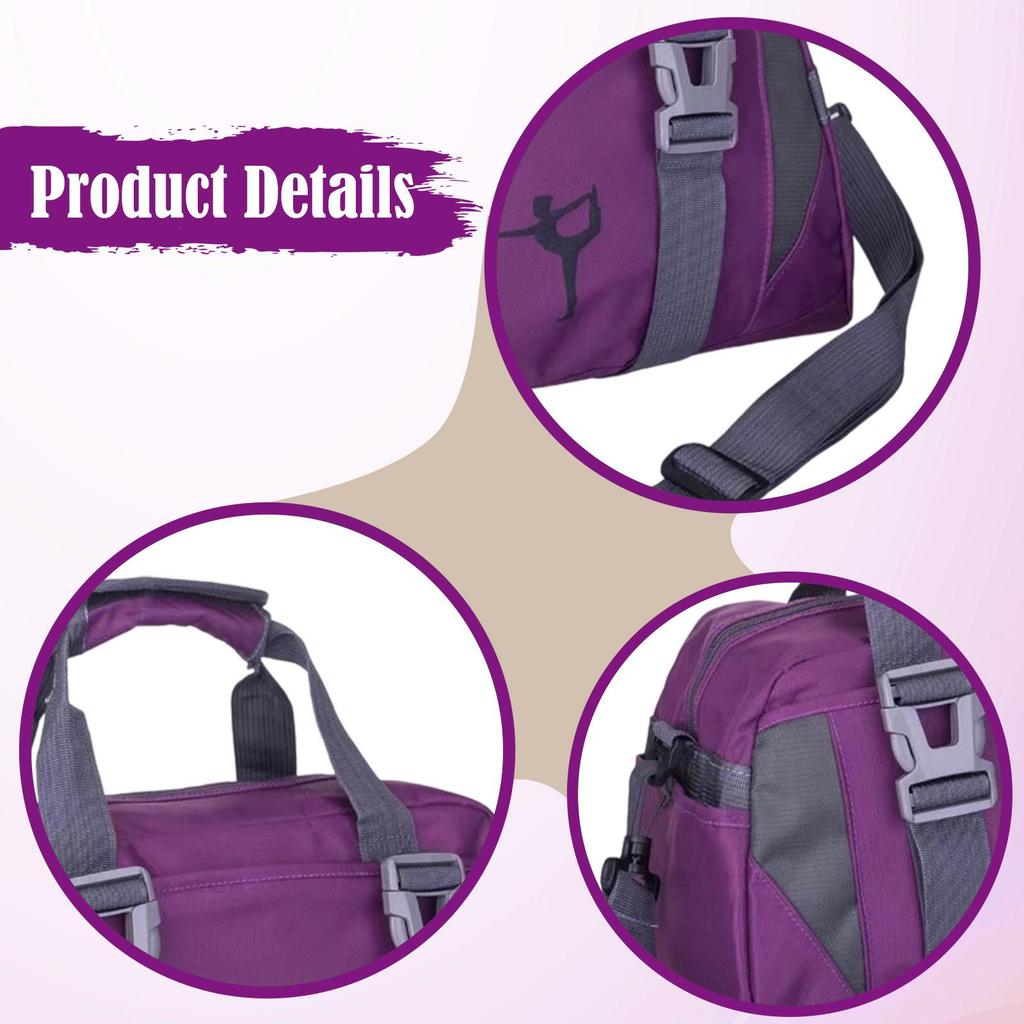 Gym Bag Adjustable Shoulder Strap Yoga Fitness Bag for Outdoor Training Gym
